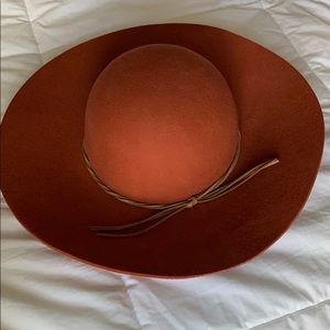 Rust orange Sun hat